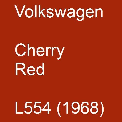 Volkswagen, Cherry Red, L554 (1968).